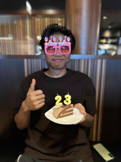 実習生の23歳のお誕生日をお祝いしました！
